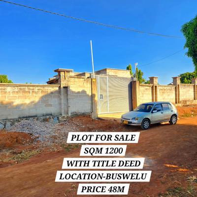 Kiwanja kinauzwa Buswelu, Mwanza sqm 1200