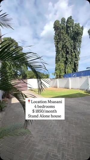 Nyumba ya vyumba vinne inapangishwa Msasani Beach, Dar Es Salaam Nyumba ya vyumba vinne inapangishwa Msasani Beach, Dar Es Salaam