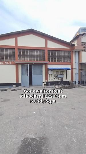 Godauni, Ghala inapangishwa Mikocheni, Dar Es Salaam (1250 sqm) Godauni, Ghala inapangishwa Mikocheni, Dar Es Salaam (1250 sqm)