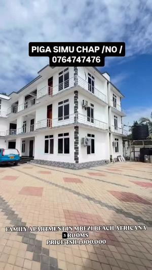 3 Bedrooms Apartment for Rent in Mbezi Beach Afrikana, Dar Es Salaam