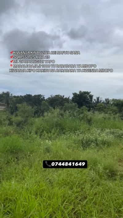 Kiwanja kinauzwa Madale, Dar Es Salaam (550 sqm)