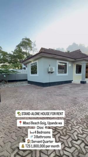 4 Bedrooms House for Rent in Mbezi Beach Goig, Dar Es Salaam 4 Bedrooms House for Rent in Mbezi Beach Goig, Dar Es Salaam