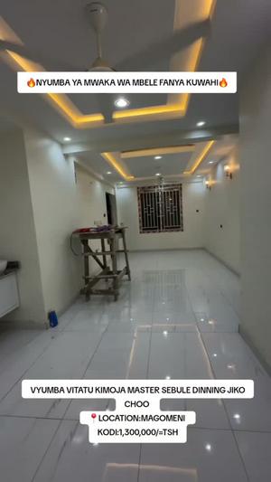 Nyumba ya vyumba vitatu inapangishwa Magomeni, Dar Es Salaam Nyumba ya vyumba vitatu inapangishwa Magomeni, Dar Es Salaam