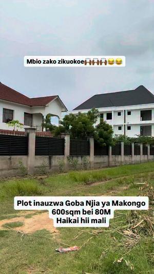 Kiwanja kinauzwa Goba Njia Ya Makongo, Dar Es Salaam (609 sqm) Kiwanja kinauzwa Goba Njia Ya Makongo, Dar Es Salaam (609 sqm)