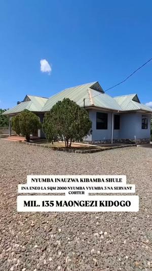 Nyumba ya vyumba vitatu inauzwa Kibamba Shule Hondogo, Dar Es Salaam (2000 sqm) Nyumba ya vyumba vitatu inauzwa Kibamba Shule Hondogo, Dar Es Salaam (2000 sqm)