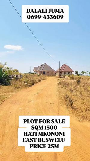 Plot for sale in East Buswelu, Mwanza sqm 1500 Plot for sale in East Buswelu, Mwanza sqm 1500