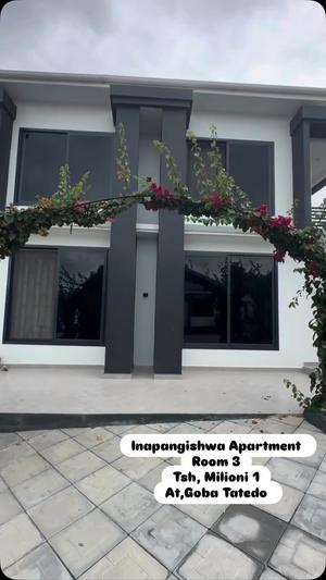 Apartment ya vyumba viwili inapangishwa Mbezi Beach Massana Goba, Dar Es Salaam