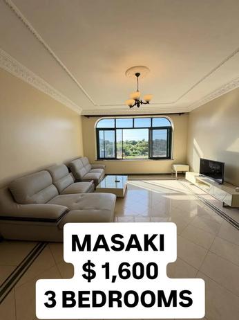 Nyumba ya vyumba vitatu inapangishwa Masaki, Dar Es Salaam