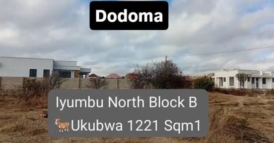 Residential Plot for Sale in Iyumbu North Block B, Dodoma (1221 sqm)