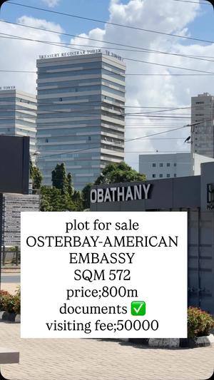 Plot for sale in Osterbay, Dar Es Salaam sqm 572 Plot for sale in Osterbay, Dar Es Salaam sqm 572