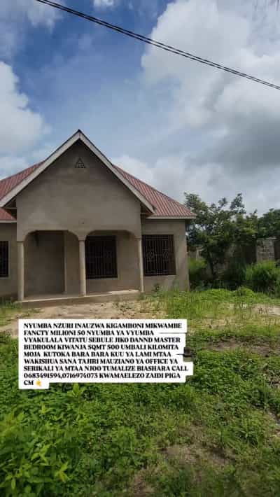 Nyumba ya vyumba vitatu inauzwa Kigamboni Mikwambe Fancty, Dar Es Salaam (500 sqm)