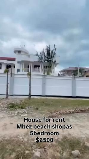 Nyumba ya vyumba vitano inapangishwa Mbezi Beach, Dar Es Salaam