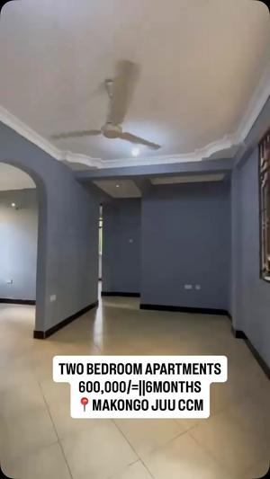 2 Bedrooms Apartment for Rent in Makongo Juu, Dar Es Salaam