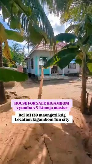 3 Bedrooms House for Sale in Kigamboni Fun City, Dar Es Salaam (700 sqm)