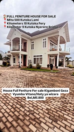 5 Bedrooms Furnished House for Sale in Kigamboni Geza Ulole, Dar Es Salaam (1350 sqm)