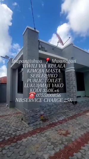 Nyumba ya vyumba viwili inapangishwa Mwanagati, Dar Es Salaam