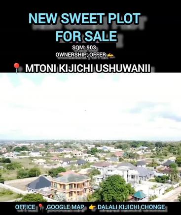 Kiwanja kinauzwa Mtoni Kijichi, Dar Es Salaam (903 sqm)