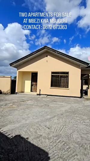 Apartment ya vyumba viwili inauzwa Mbezi Kwa Msuguli, Dar Es Salaam (500 sqm) Apartment ya vyumba viwili inauzwa Mbezi Kwa Msuguli, Dar Es Salaam (500 sqm)