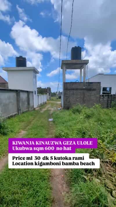 Kiwanja kinauzwa Kigamboni Bamba Beach, Dar Es Salaam (600 sqm) Kiwanja kinauzwa Kigamboni Bamba Beach, Dar Es Salaam (600 sqm)