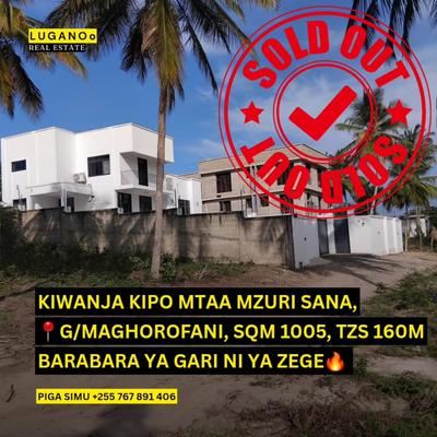 Viwanja vinauzwa Goba Maghorofani, Dar Es Salaam sqm 1005