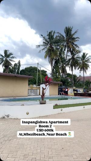 Apartment ya vyumba viwili inapangishwa Mbezi Beach, Dar Es Salaam