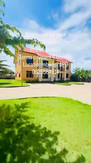 Apartment ya vyumba viwili inapangishwa Mbweni Apc, Dar Es Salaam Apartment ya vyumba viwili inapangishwa Mbweni Apc, Dar Es Salaam