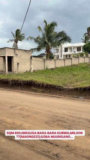 Residential Plot for Sale in Goba Muungano, Dar Es Salaam (800 sqm)