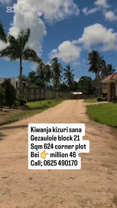 Kiwanja kinauzwa Kigamboni Gezaulole, Dar Es Salaam (624 sqm)