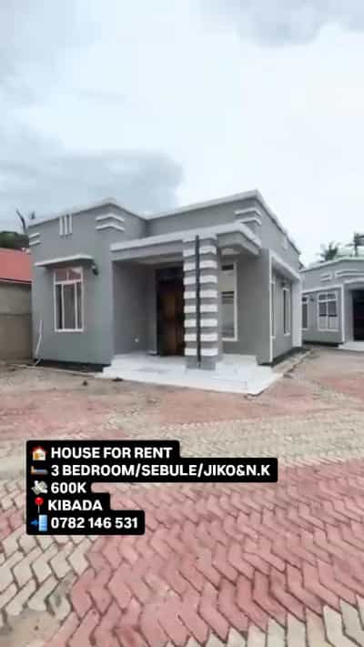 Nyumba ya vyumba vitatu inapangishwa Kigamboni Kibada, Dar Es Salaam Nyumba ya vyumba vitatu inapangishwa Kigamboni Kibada, Dar Es Salaam