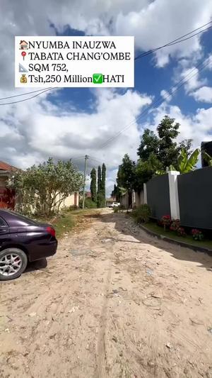 Nyumba ya vyumba vinne inauzwa Tabata Chang'ombe Mwisho, Dar Es Salaam (755 sqm) Nyumba ya vyumba vinne inauzwa Tabata Chang'ombe Mwisho, Dar Es Salaam (755 sqm)