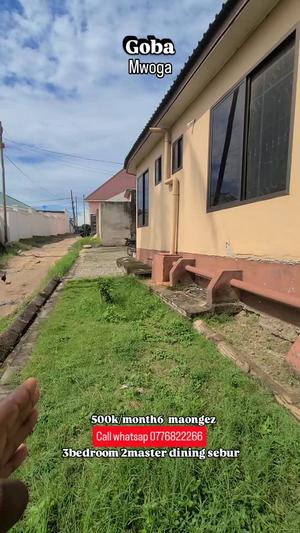 3 Bedrooms House for Rent in Goba Mwoga, Dar Es Salaam