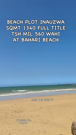 Beach Plot for Sale in Baharibeach, Dar Es Salaam (1340 sqm) Beach Plot for Sale in Baharibeach, Dar Es Salaam (1340 sqm)