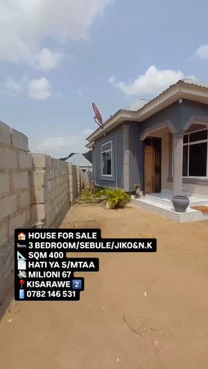 3 Bedrooms House for Sale in Kigamboni - Kisarawe 2, Dar Es Salaam (400 sqm)