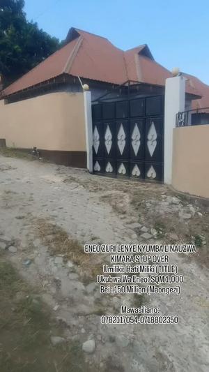 Nyumba ya vyumba vinne inauzwa Kimara Stop Over, Dar Es Salaam