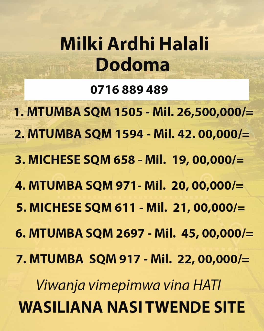 Kiwanja kinauzwa Mtumba, Dodoma Kiwanja kinauzwa Mtumba, Dodoma