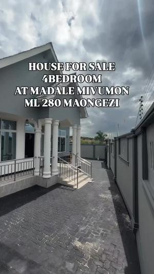4 Bedrooms House for Sale in Madale Mivumoni, Dar Es Salaam (500 sqm)