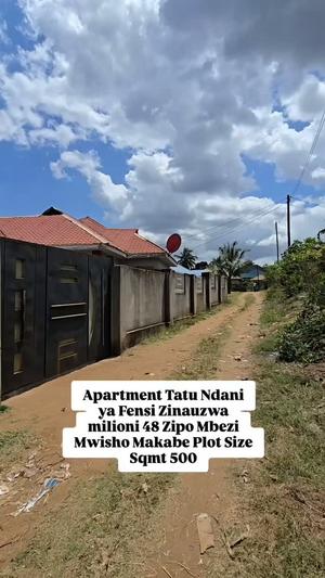 Apartment ya vyumba vitatu inauzwa Mbezi Mwisho Makabe, Dar Es Salaam (500 sqm) Apartment ya vyumba vitatu inauzwa Mbezi Mwisho Makabe, Dar Es Salaam (500 sqm)
