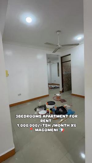 Apartment ya vyumba vitatu inapangishwa Magomeni, Dar Es Salaam Apartment ya vyumba vitatu inapangishwa Magomeni, Dar Es Salaam