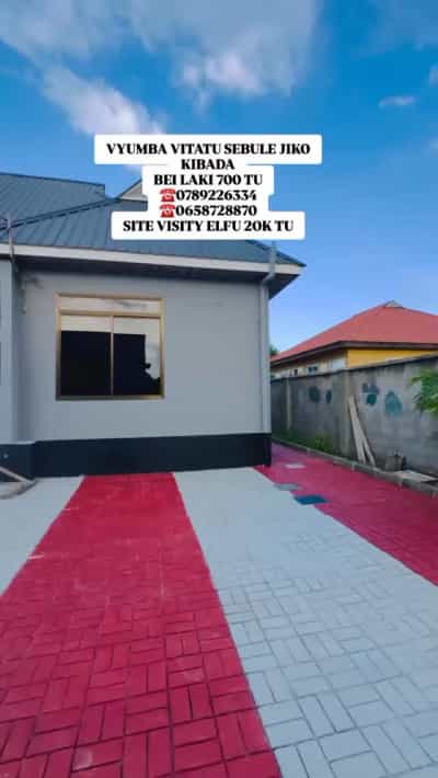 Nyumba ya vyumba vitatu inapangishwa Kibada, Dar Es Salaam