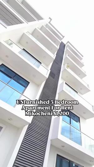 Apartment ya vyumba vitatu inapangishwa Mikocheni, Dar Es Salaam Apartment ya vyumba vitatu inapangishwa Mikocheni, Dar Es Salaam