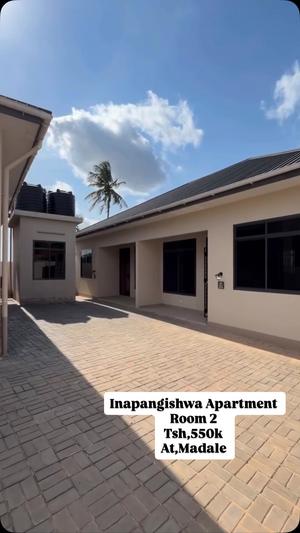Apartment ya vyumba viwili inapangishwa Tegeta Wazo Kontena, Dar Es Salaam
