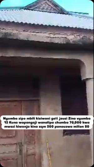 Nyumba ya vyumba 13 inauzwa Kisiwani, Dar Es Salaam (500 sqm)