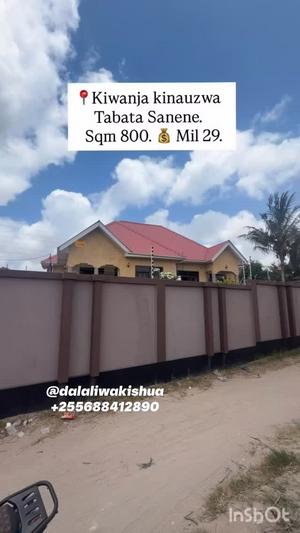 Kiwanja kinauzwa Tabata Sanene, Dar Es Salaam (800 sqm)