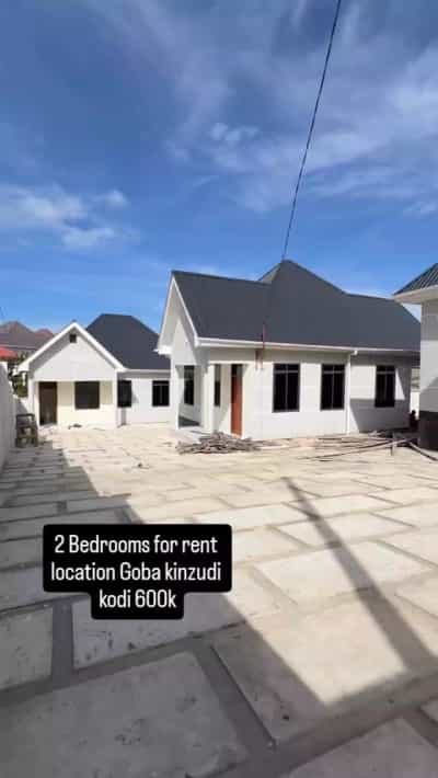 Nyumba ya vyumba viwili inapangishwa Goba Kinzudi, Dar Es Salaam