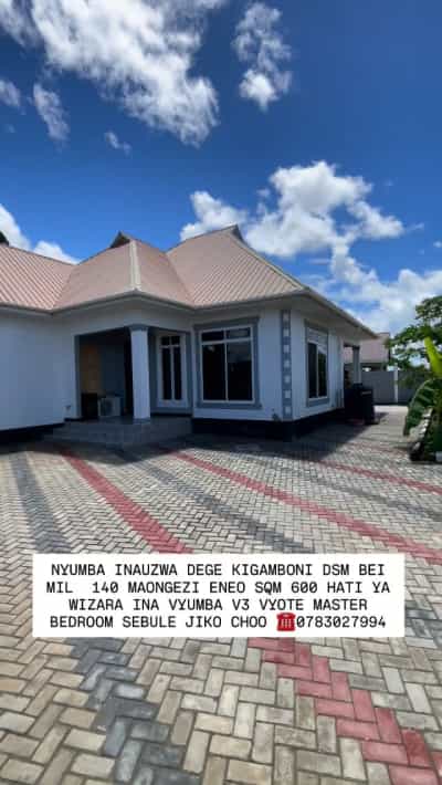 3 Bedrooms House for Sale in Kigamboni, Dar Es Salaam (600 sqm)