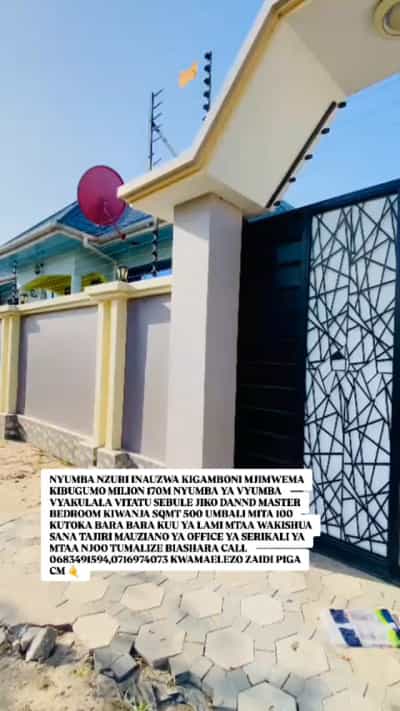 Nyumba ya vyumba vitatu inauzwa Kibugumo Mjimwema, Dar Es Salaam (50 sqm)