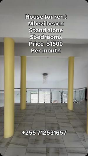 5 Bedrooms House for Rent in Mbezi Beach, Dar Es Salaam 5 Bedrooms House for Rent in Mbezi Beach, Dar Es Salaam