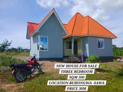 Nyumba ya vyumba vitatu inauzwa Buhongwa, Mwanza (500 sqm)