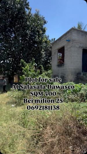 Kiwanja kinauzwa Salasala Dawasco, Dar Es Salaam (400 sqm)