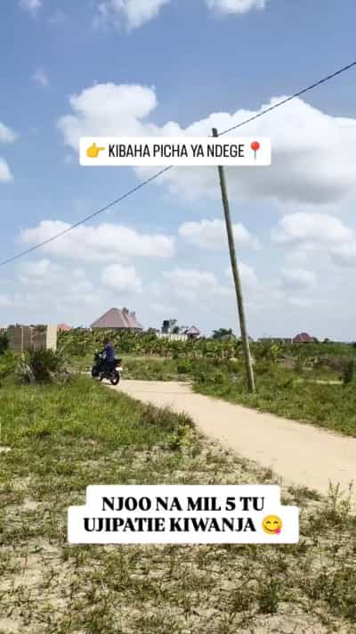 Kiwanja kinauzwa Kibaha Picha ya Ndege, Pwani sqm 400